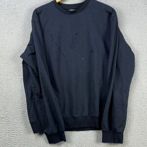 Wawa Sweatshirt Crew Neck Men 3XL Navy Blue Pullover Long Sleeve Outdoor Casual